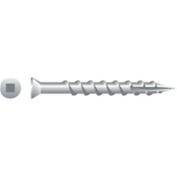Strong-Point Strong-Point X1TSS 7 x 1.62 in. 305 Stainless Steel Star Drive Trim Head Screws Coarse Thread  Box of 5 000 X1TSS
